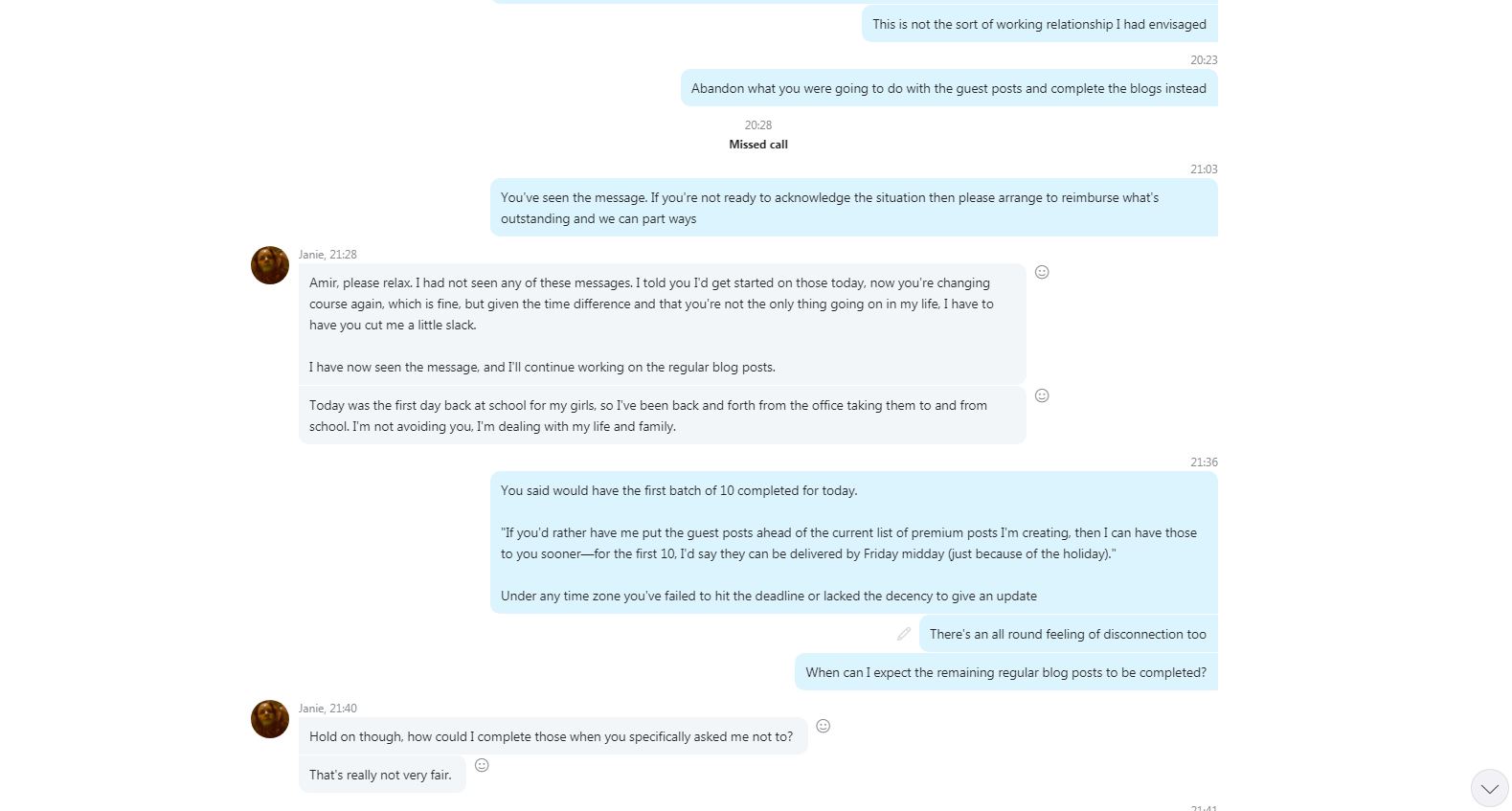 Skype conversation screenshot 3
