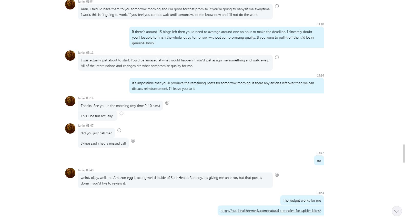 Skype conversation screenshot 6